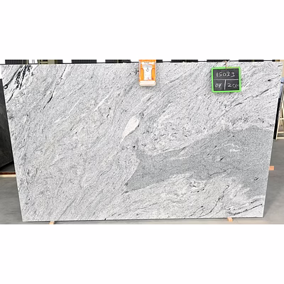 Viscon White Granite Gangsaw Slabs for Flooring, Countertops and Wall Cladding for Flooring, Cladding, and Surface Applications-2