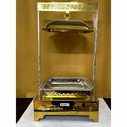 capacity: 6 litre antique chafing dish, for hotel, stainless steel