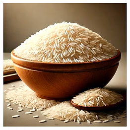 premium basmati rice - a culinary delight product of prakritikbeej - a sign of purity