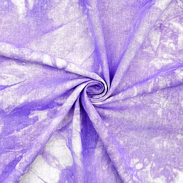 pure linen tie dye fabric