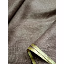 pure linen gauged fabric