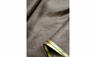 Pure Linen Gauged Fabric