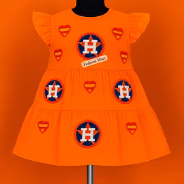 beaded baby girl sports-fan dress supplier
