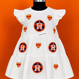 handmade beaded girls party dress for boutique retail