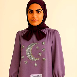 lavender hand-beaded maxi dress for modest boutique collections