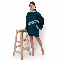 emerald hand-sequin mini dress exporter