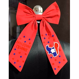 embroidered astros scrunchies for retail gift collections