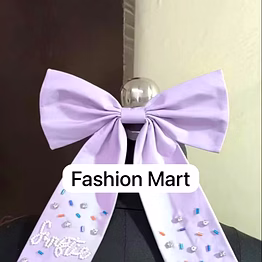 purple swiftie beaded bow clips wholesale