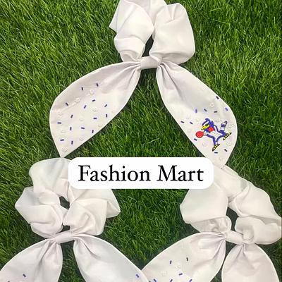 beaded bow hair clips for retail collections
