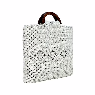 handcrafted tote bag with unique design for retail stores