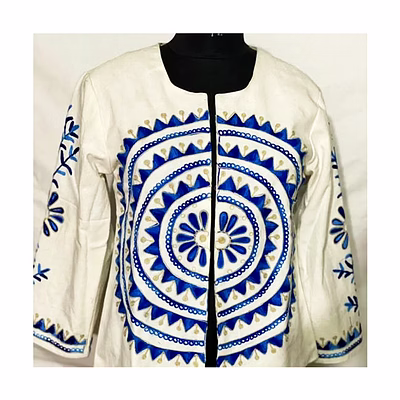 hand-embroidered suzani jacket supplier