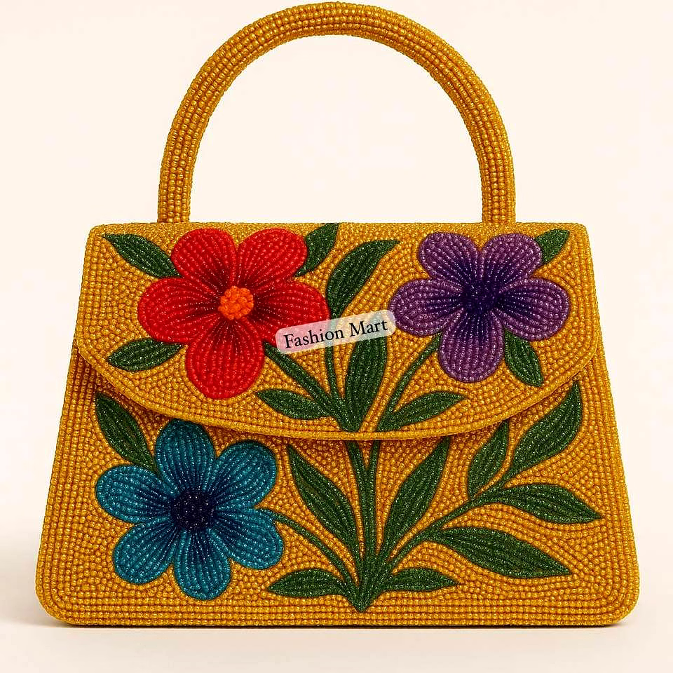 colorful beaded purse for fashion accessories