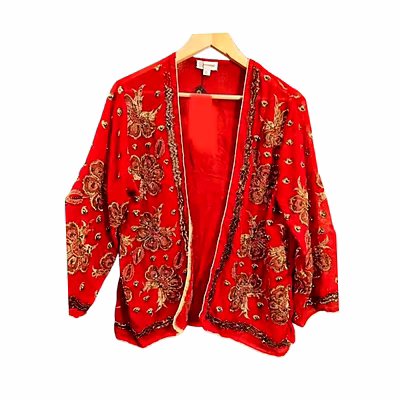 long-sleeve beaded jackets for retail buyers