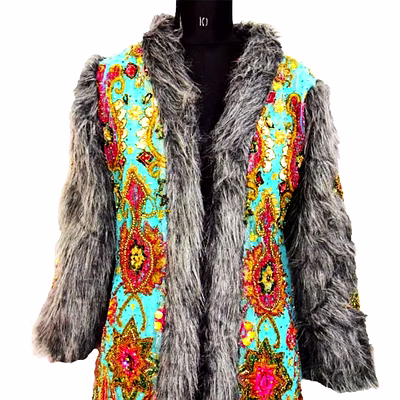 embroidered zari jackets exporter