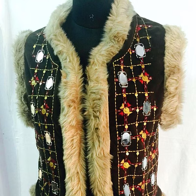 leather fox fur coat for streetwear collections