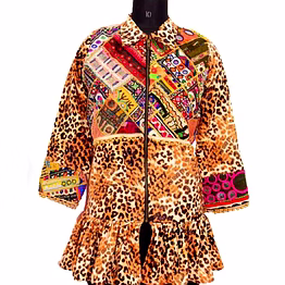 patchwork boho shirt for boutique retailers
