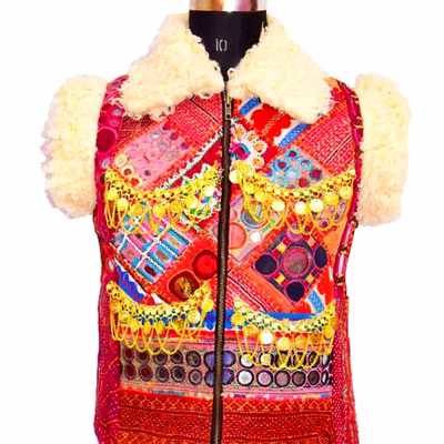 cropped beaded bohemian jacket for boutique collections