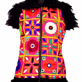 beaded banjara short jacket supplier
