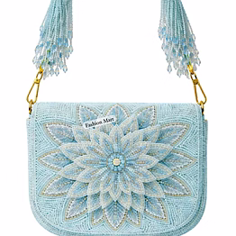 handmade beaded shoulder bag for boutique collections