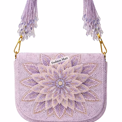 handmade beaded evening purse for wedding collections