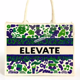 colourful beaded tote bag for boutique collections