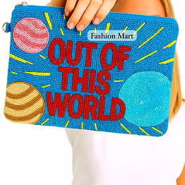 beaded inspirational quote purses for gifting collections