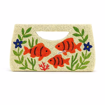 embroidered beaded tote bags for holiday collections