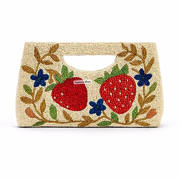 handmade beaded straw tote bags wholesale for summer collections