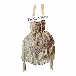 traditional string-closure hand-beaded potli bags wholesale