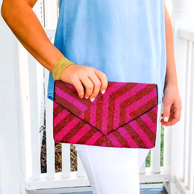 handmade beaded clutch wholesale