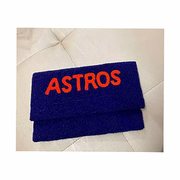 astros beaded clutch bag for boutique and retail collections