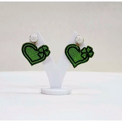 acrylic st patrick's earrings for retail stores