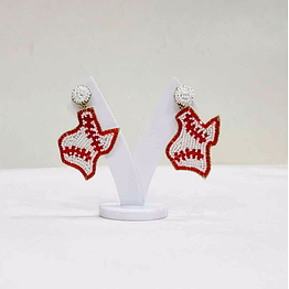 beaded game day earrings for boutique collections
