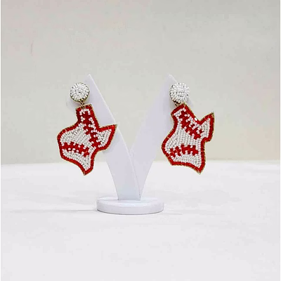 beaded game day earrings for boutique collections