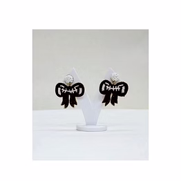 hand-beaded game day earrings wholesale