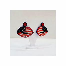 handmade seed-beaded earrings for boutique ladies collections