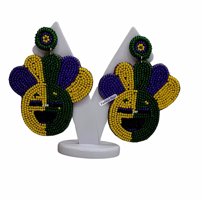 carnival beaded earrings for retail stores