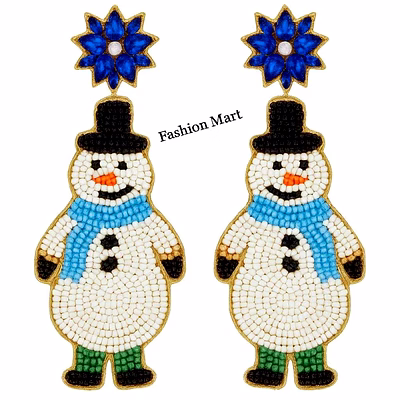 christmas drop beaded earrings for retailers' holiday ranges