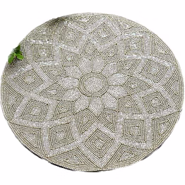 handmade beaded table placemats supplier decorative range