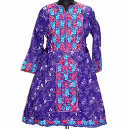 hand-embroidered afghani banjara dress for boutique collections
