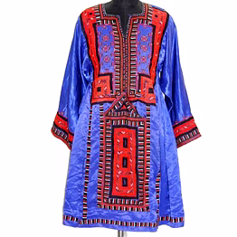 handcrafted afghani banjara dress for curated retail