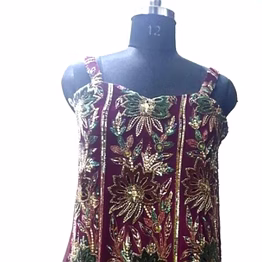 gold-embroidered boho kaftans for retail boutiques and showrooms