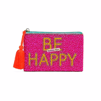 beaded boho purse with tassel for fashion accessories