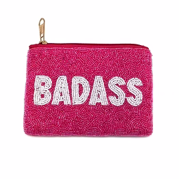 handcrafted embroidered canvas coin purses for boutique collections