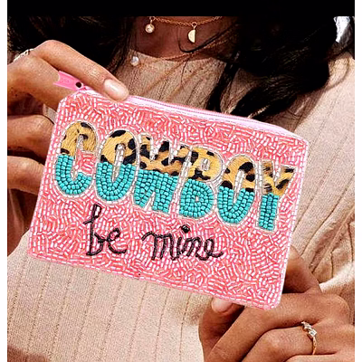 handcrafted western beaded coin purses for retail boutiques