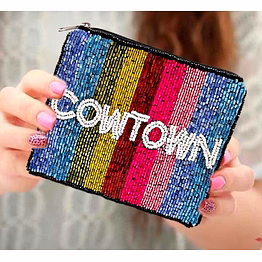 exporter of double-sided beaded coin purses and pouches