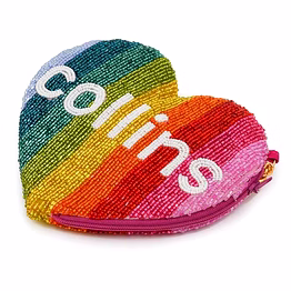 fully hand-beaded kids coin purse for children's accessories