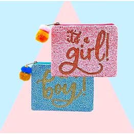 customized hand-beaded coin purses for fashion accessory lines