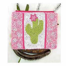 southwestern cactus seed-beaded coin purses exporter