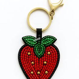 custom handmade beaded keychain charms for promotional campaigns